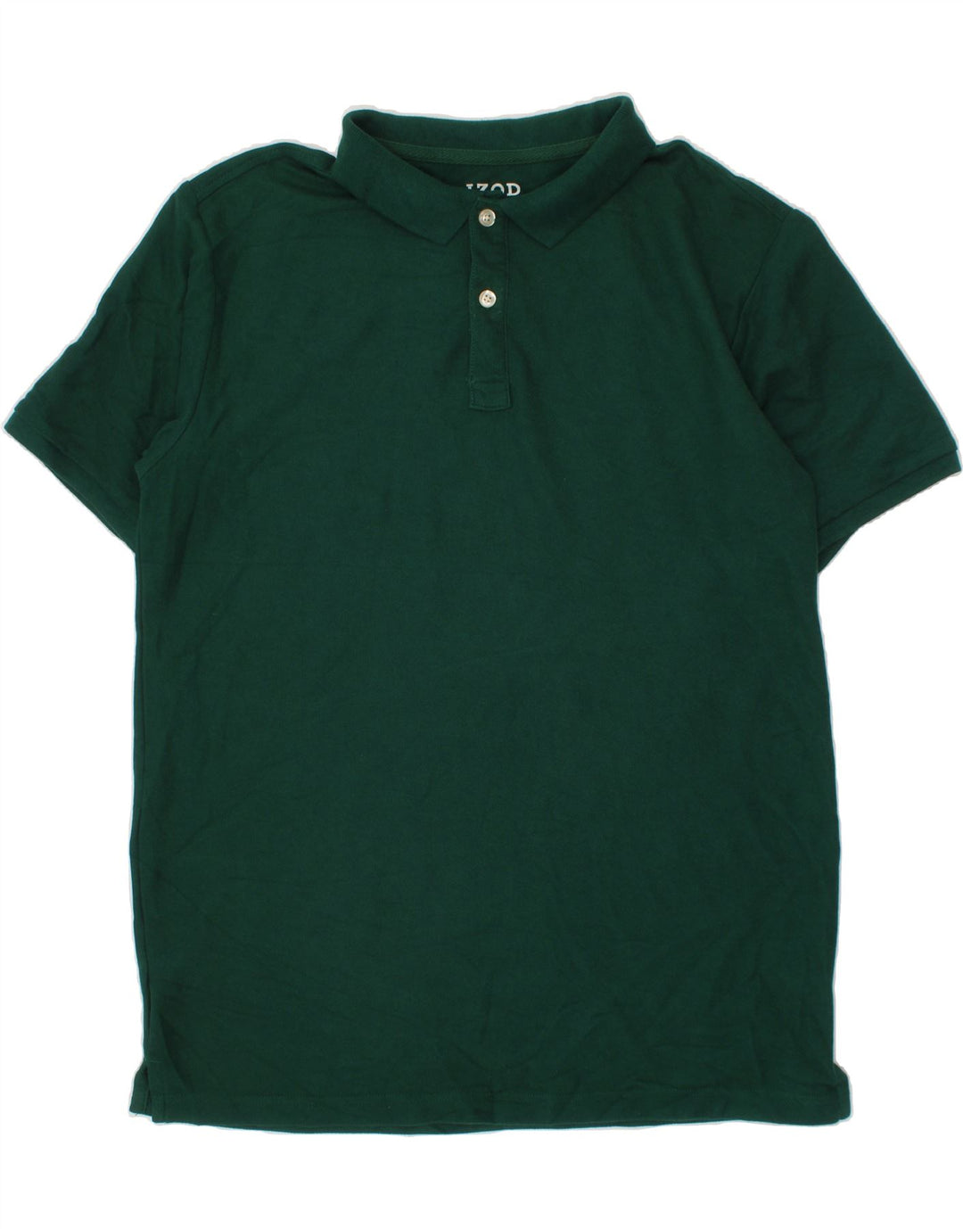 IZOD Boys Polo Shirt 15-16 Years XL Green Cotton Vintage Izod and Second-Hand Izod from Messina Hembry 