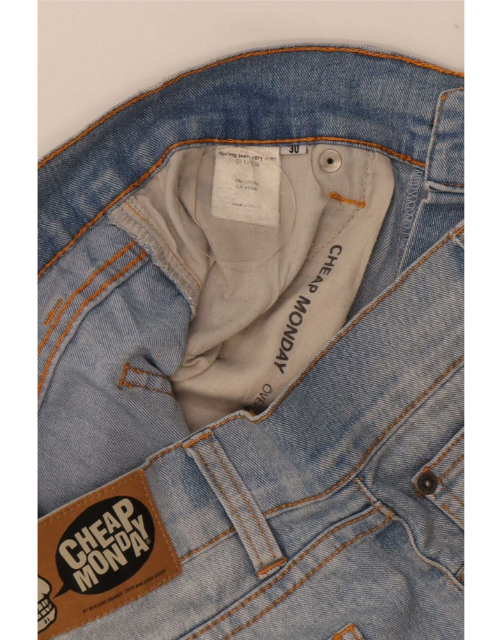 Cheap Monday Womens Denim Shorts Medium W30 Blue