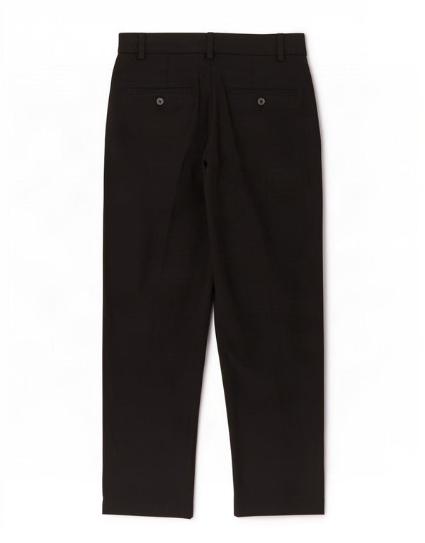 Marks & Spencer Womens Straight Suit Trousers UK 8 Small W28 L28 Black