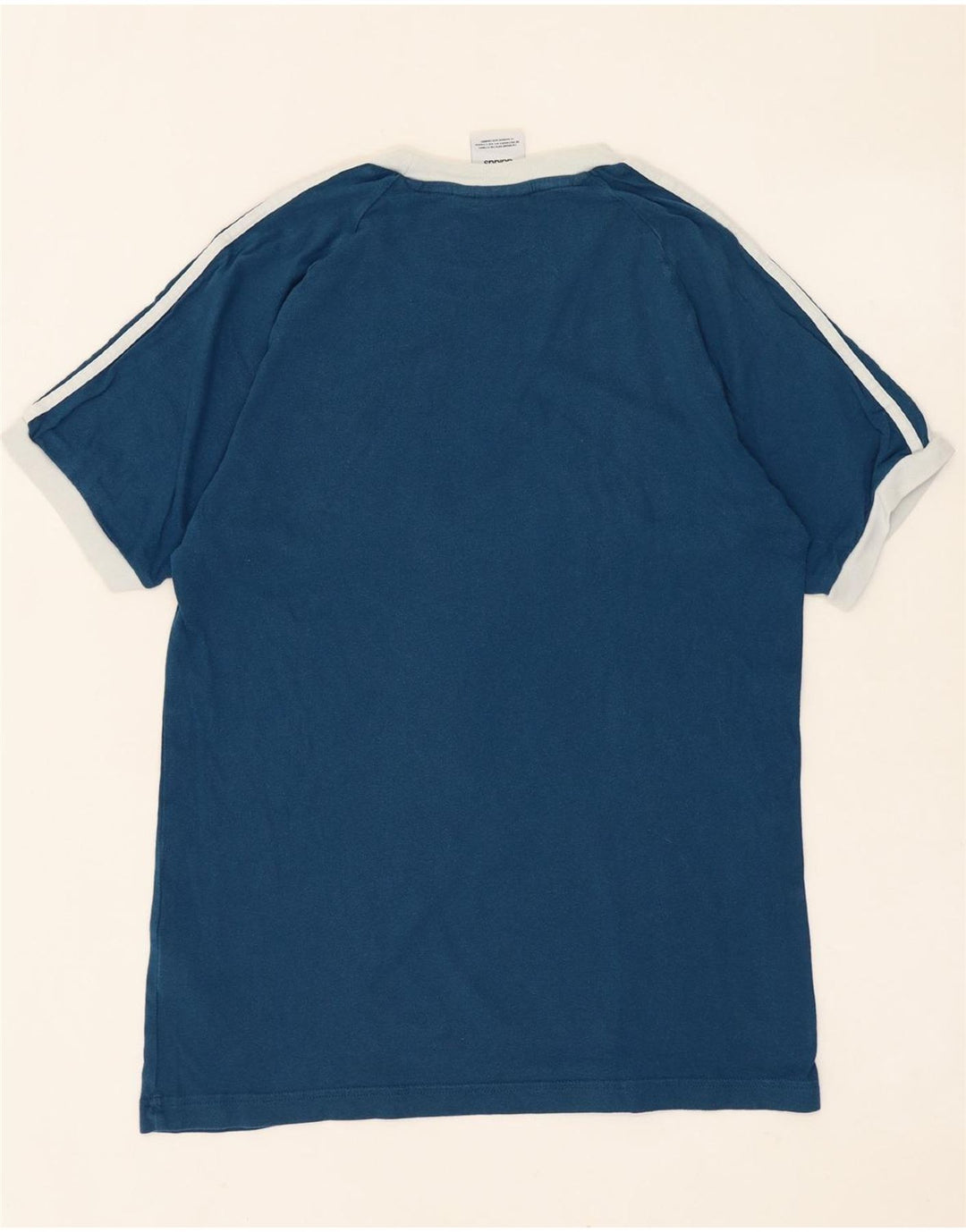 ADIDAS Mens T-Shirt Top Small Navy Blue Cotton