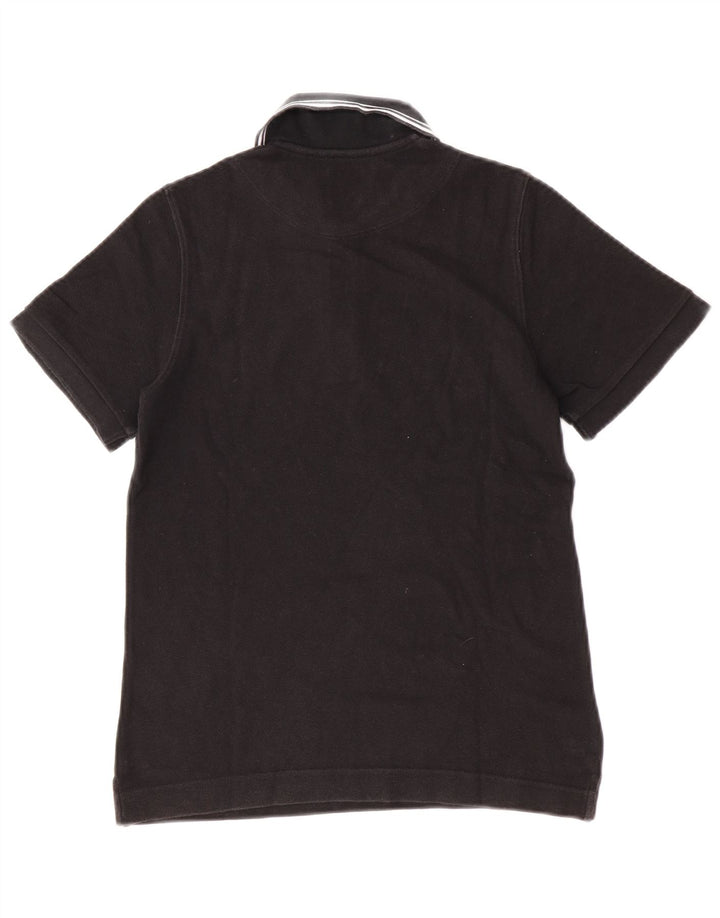 Hugo Boss Boys Polo Shirt 11-12 Years Black Cotton