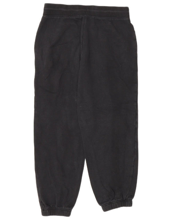 Marks & Spencer Womens Tracksuit Trousers Joggers UK 12 Medium Black Cotton