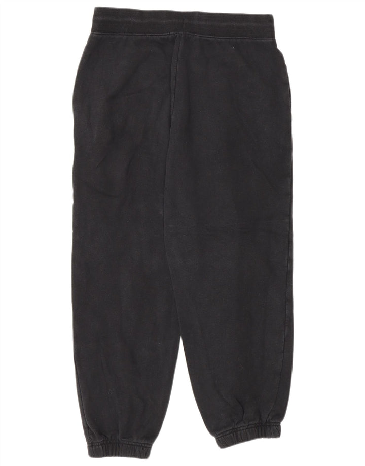 Marks & Spencer Womens Tracksuit Trousers Joggers UK 12 Medium Black Cotton