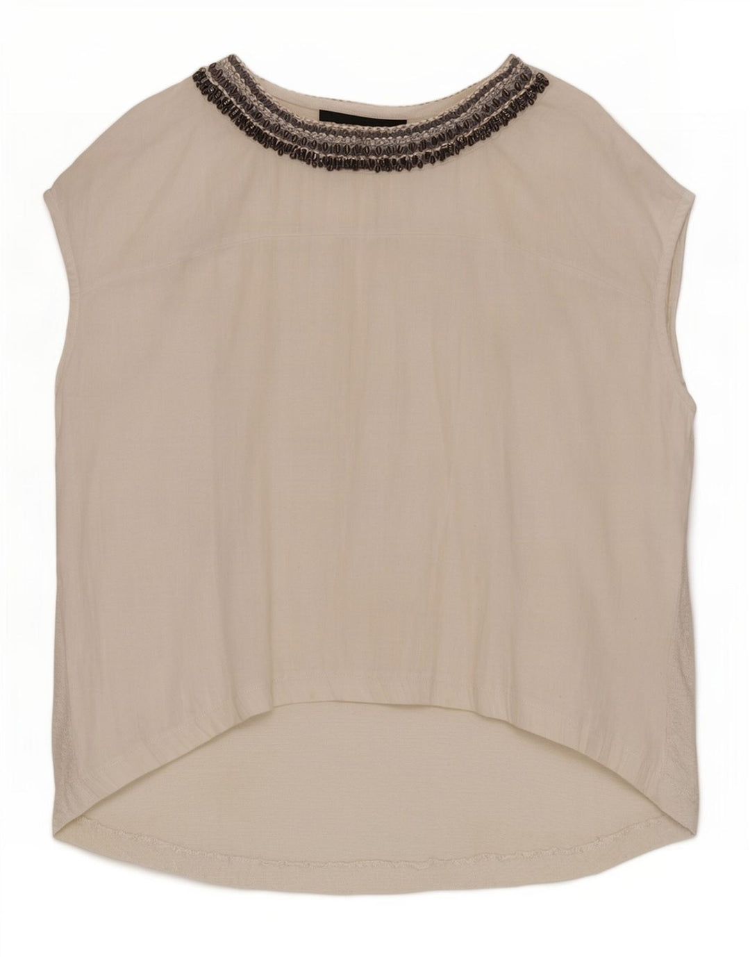Zara Womens Oversized Blouse Top UK 10 Small White