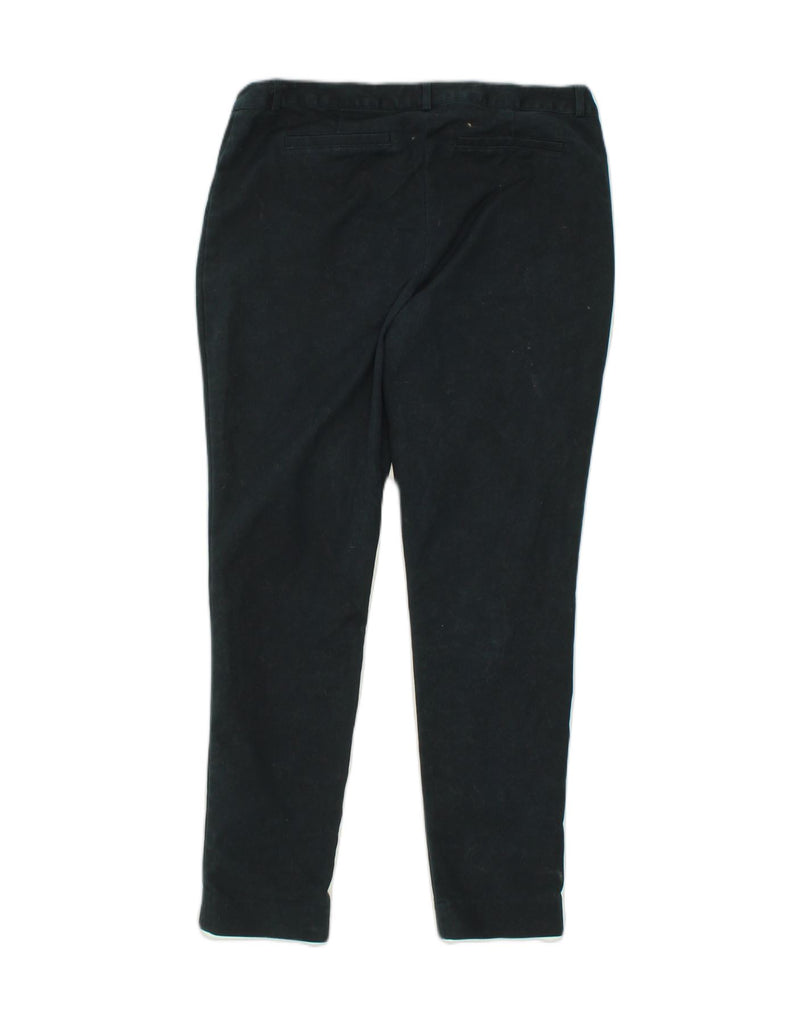 MICHAEL KORS Womens Slim Casual Trousers US 10 Large W32 L29  Black Cotton | Vintage Michael Kors | Thrift | Second-Hand Michael Kors | Used Clothing | Messina Hembry 