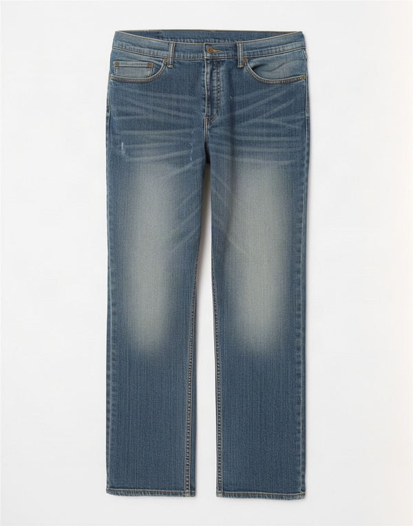 Levi's Mens 514 Straight Jeans W36 L32 Blue Cotton