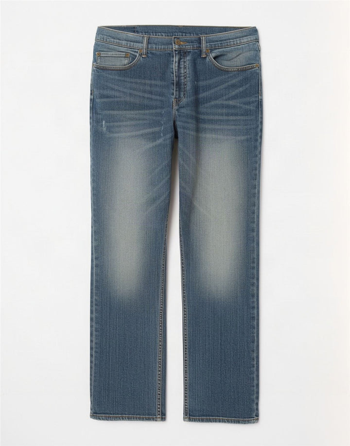 Levi's Mens 514 Straight Jeans W36 L32 Blue Cotton