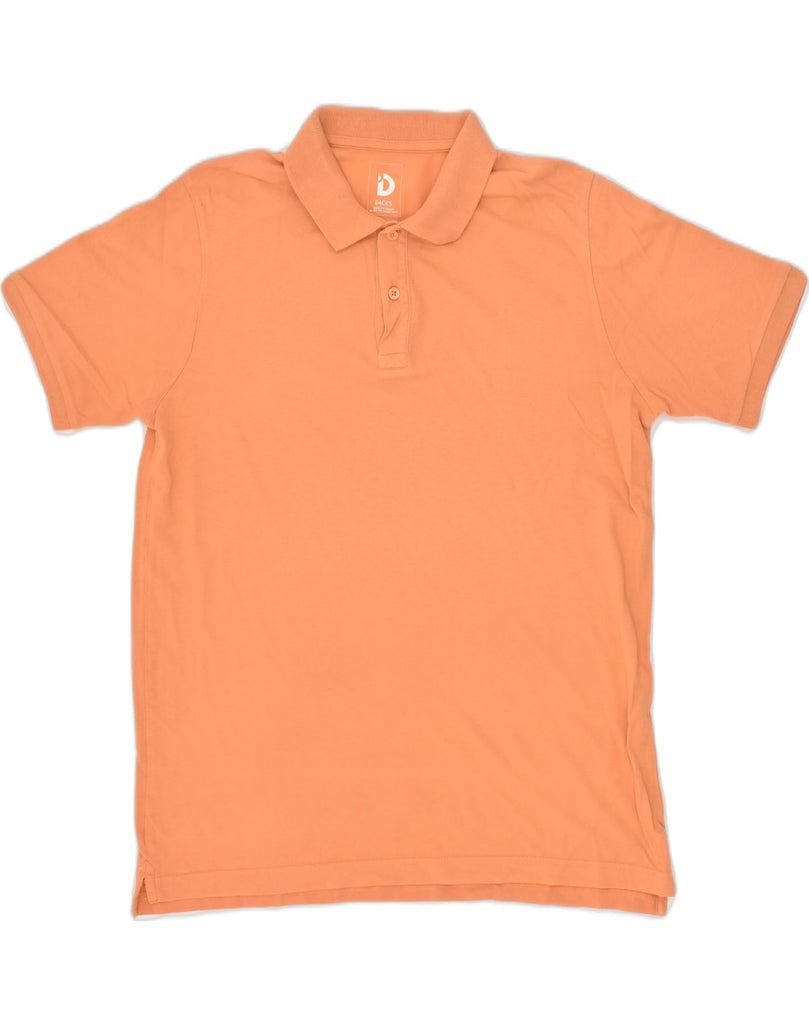 DACK'S Mens Polo Shirt Large Orange Cotton | Vintage Dack's | Thrift | Second-Hand Dack's | Used Clothing | Messina Hembry 