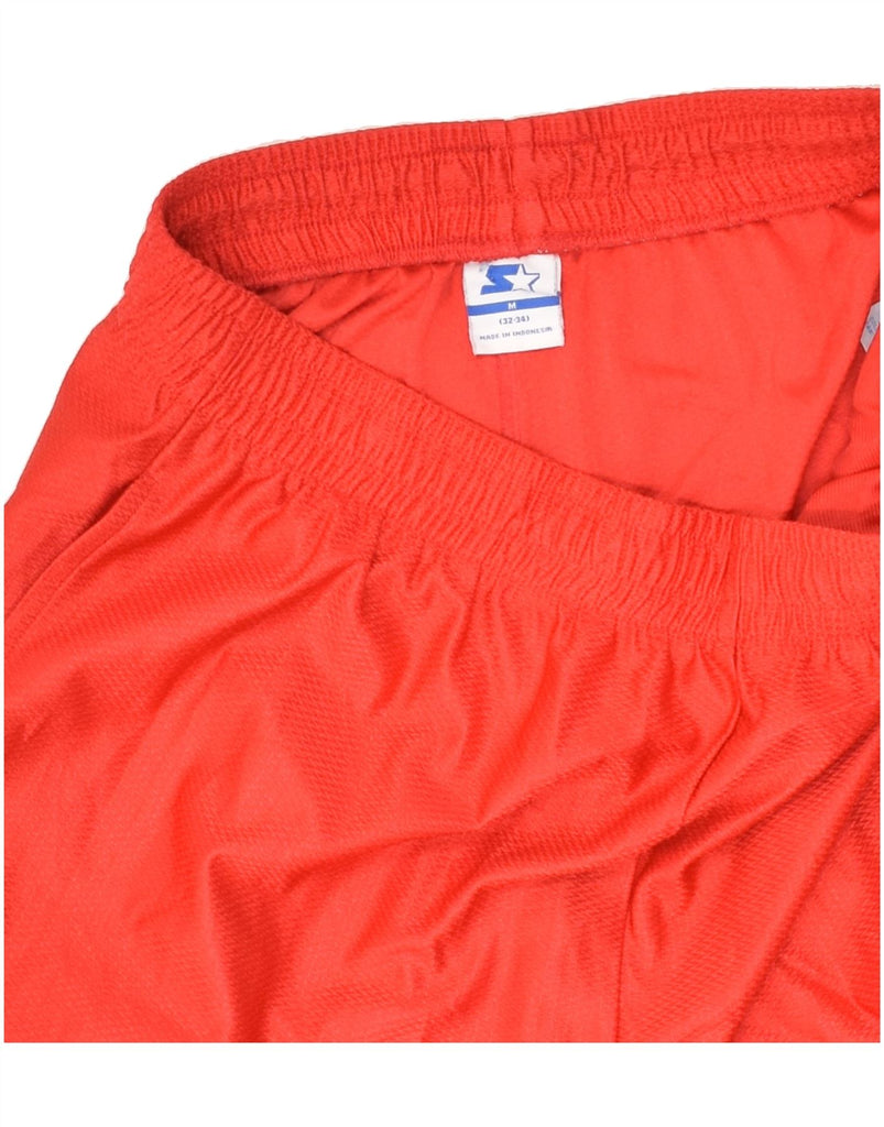 STARTER Mens Sport Shorts Medium Red Polyester | Vintage Starter | Thrift | Second-Hand Starter | Used Clothing | Messina Hembry 