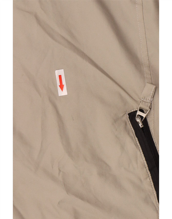 Champion Mens Tracksuit Top Jacket Large Beige Colourblock Polyester