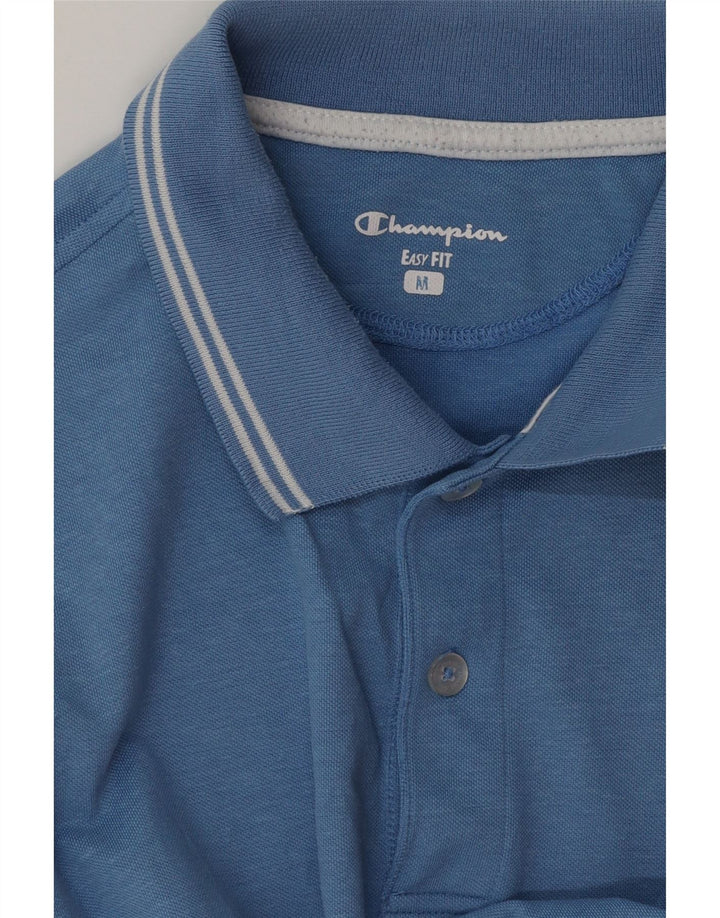 Champion Mens Easy Fit Polo Shirt Medium Blue