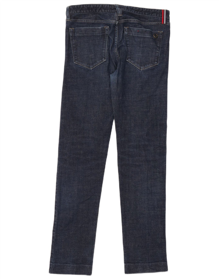 Fred Perry Womens Slim Jeans W30 L31 Navy Blue Cotton