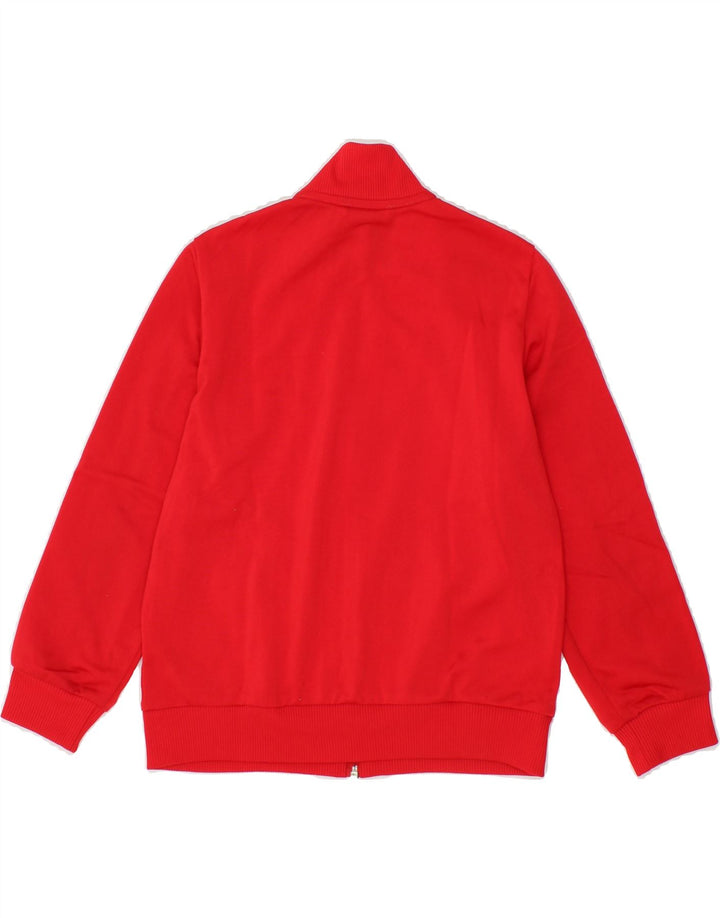 ADIDAS Boys Tracksuit Top Jacket 7-8 Years Red Vintage Adidas and Second-Hand Adidas from Messina Hembry 