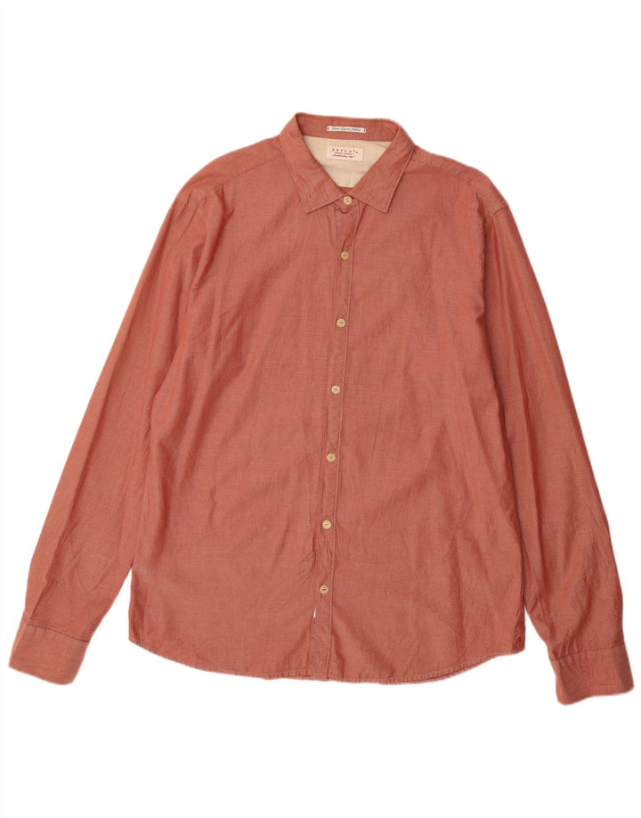 REPLAY Mens Shirt 2XL Red Check Cotton
