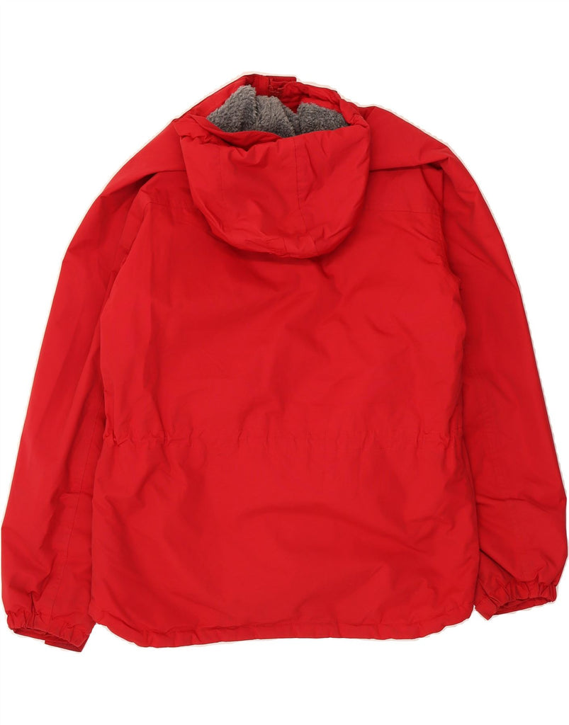 CANADIAN Boys Hooded Windbreaker Jacket 13-14 Years Red Vintage Canadian and Second-Hand Canadian from Messina Hembry 