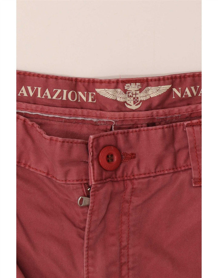Aviazione Navale Mens Cargo Shorts IT 52 2XL W38 Pink