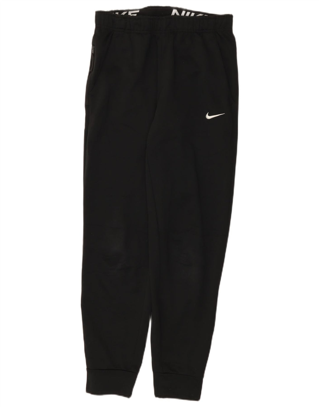 Nike Mens Therma-Fit Tracksuit Trousers Joggers Small Black Polyester