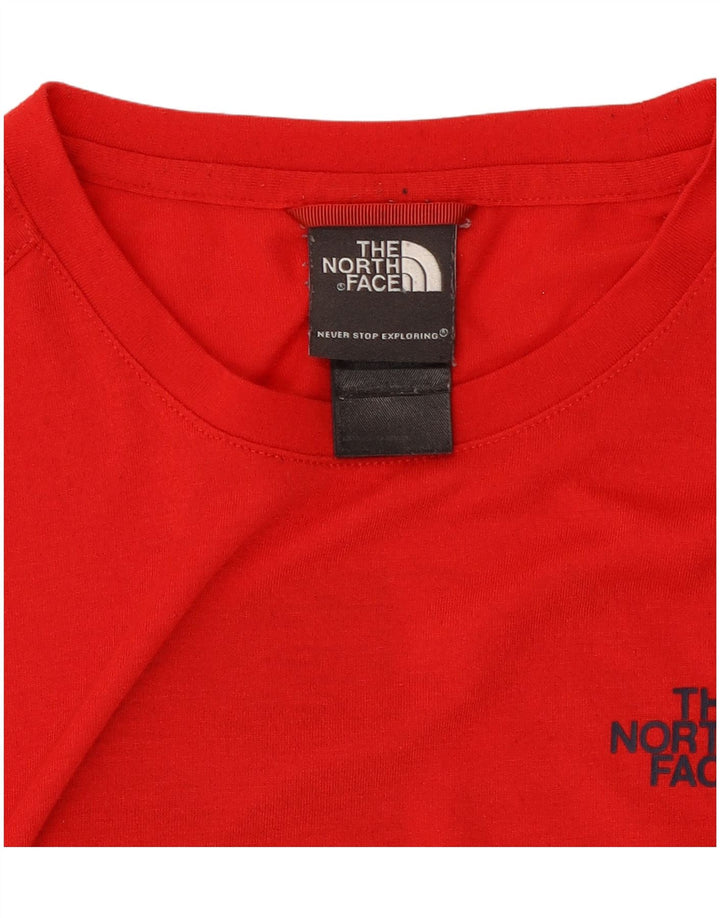 The North Face Mens Graphic T-Shirt Top Medium Red Polyester