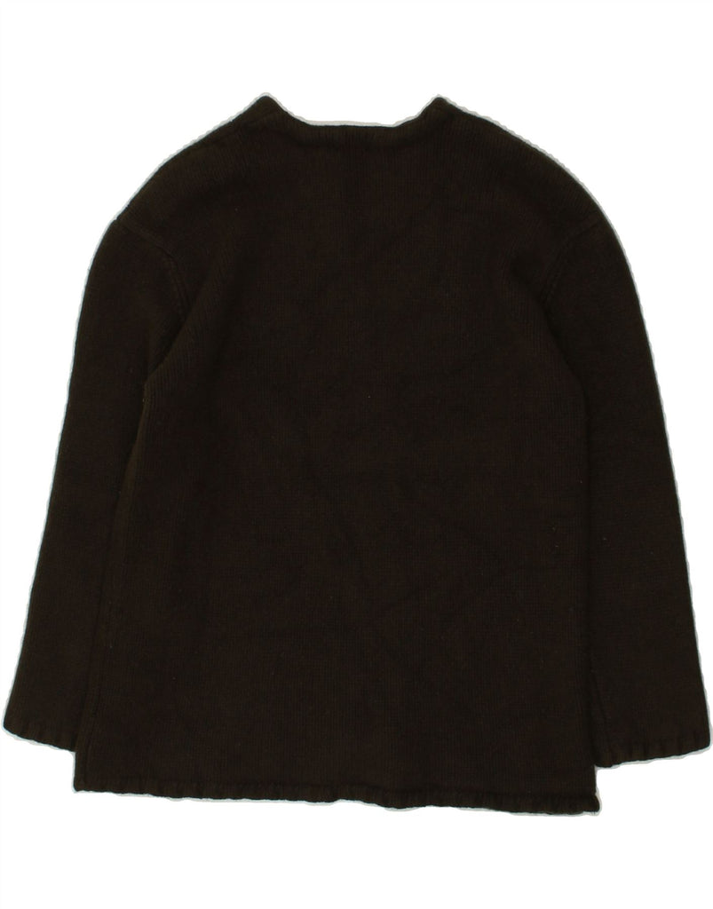 CALVIN KLEIN Womens V-Neck Jumper Sweater UK 12 Medium Green | Vintage Calvin Klein | Thrift | Second-Hand Calvin Klein | Used Clothing | Messina Hembry 