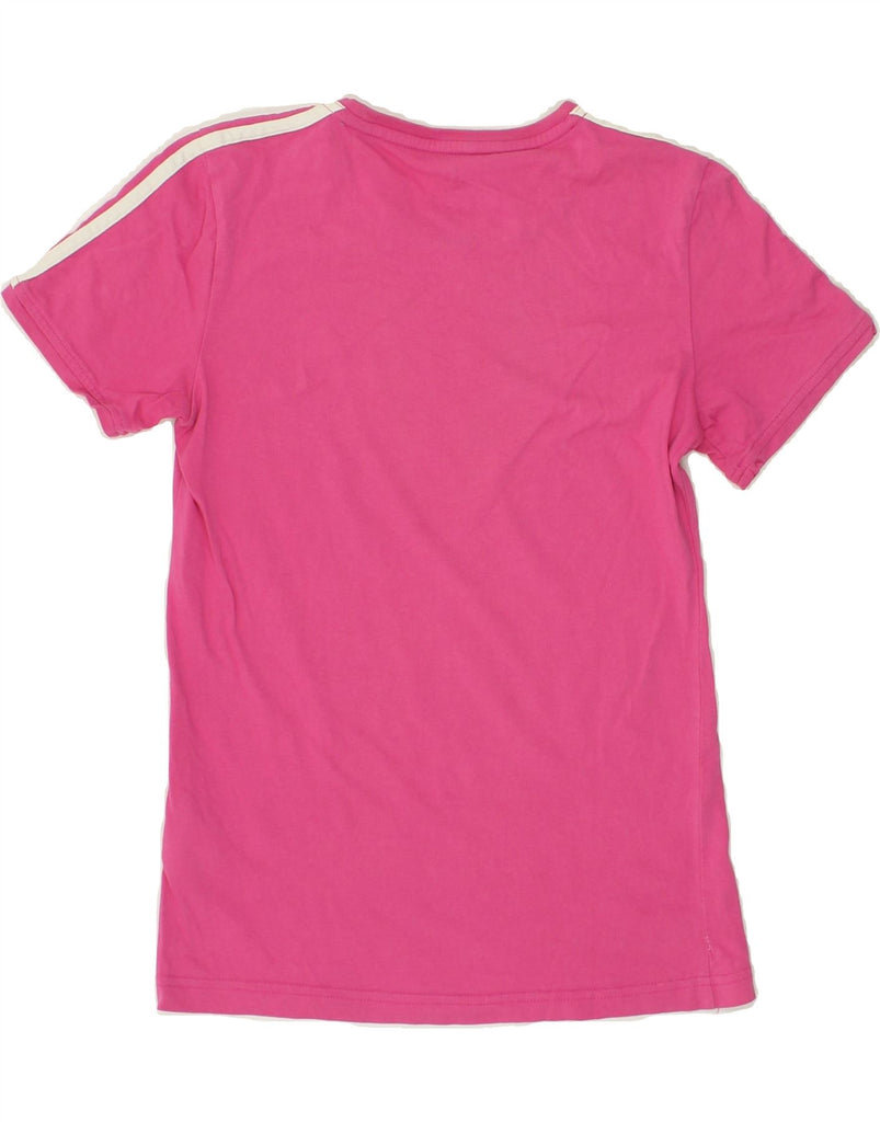 ADIDAS Girls T-Shirt Top 13-14 Years Pink Cotton | Vintage Adidas | Thrift | Second-Hand Adidas | Used Clothing | Messina Hembry 