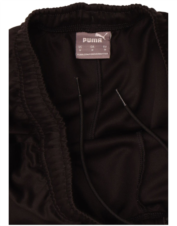 Puma Mens Tracksuit Trousers Medium Black Colourblock Polyester