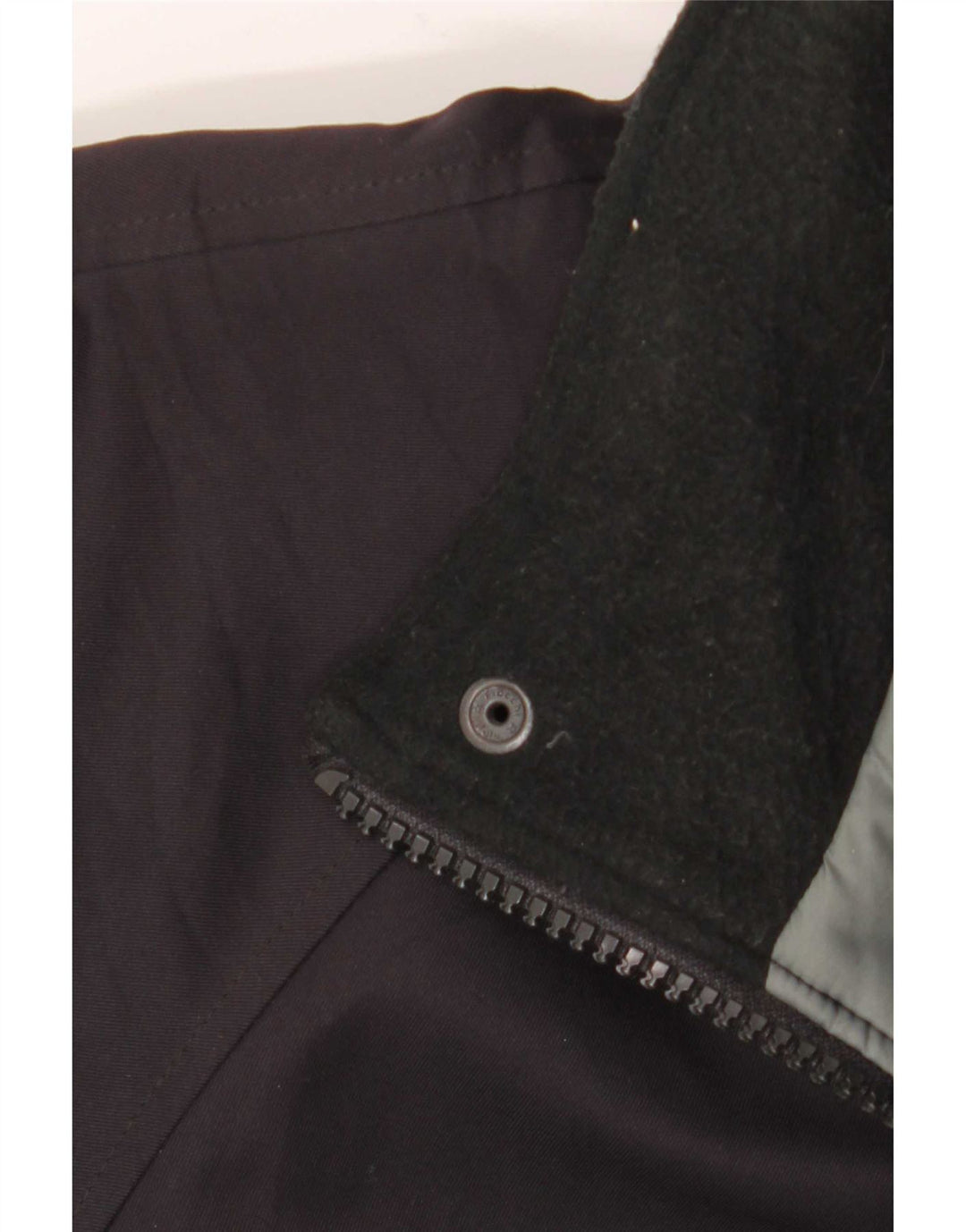 Trussardi Mens Windbreaker Coat IT 50 Large Black Polyester