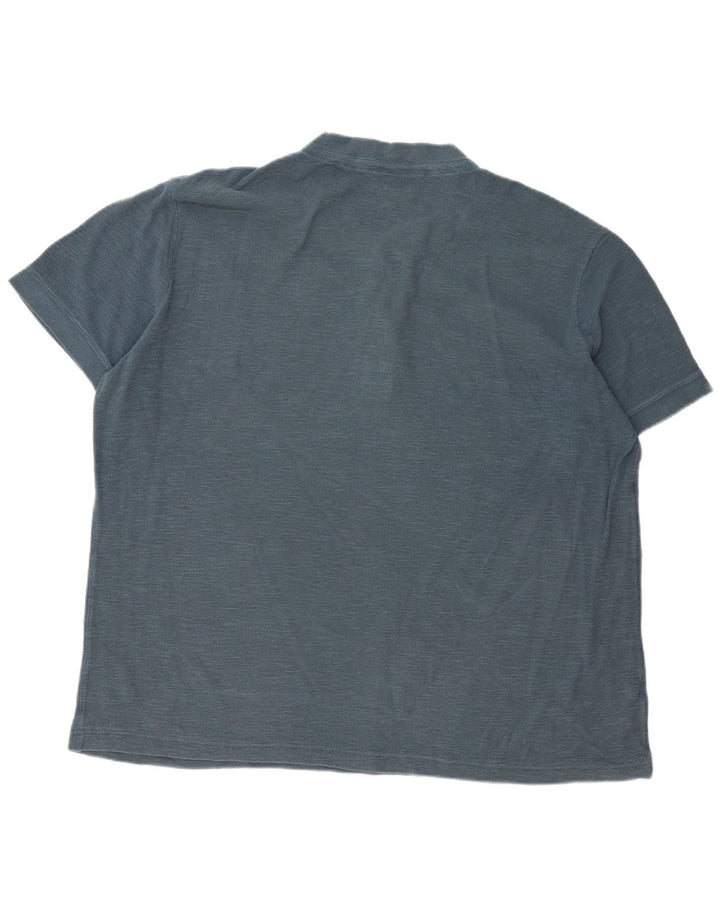 EDDIE BAUER Mens T-Shirt Top XL Blue Cotton