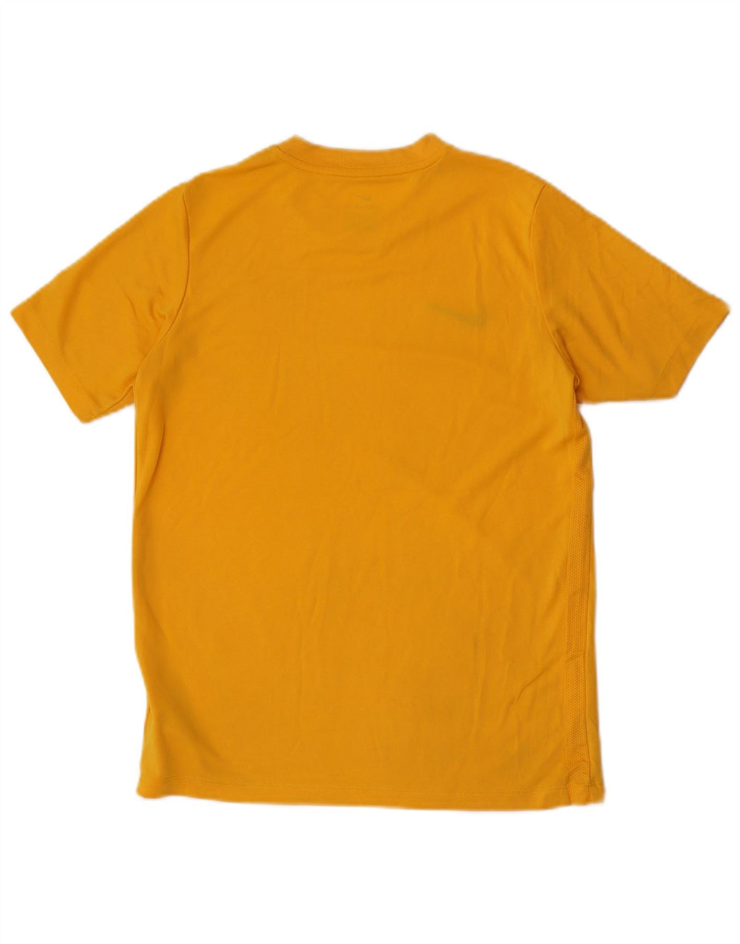 Nike Boys Dri Fit T-Shirt Top 12-13 Years Large Yellow Polyester
