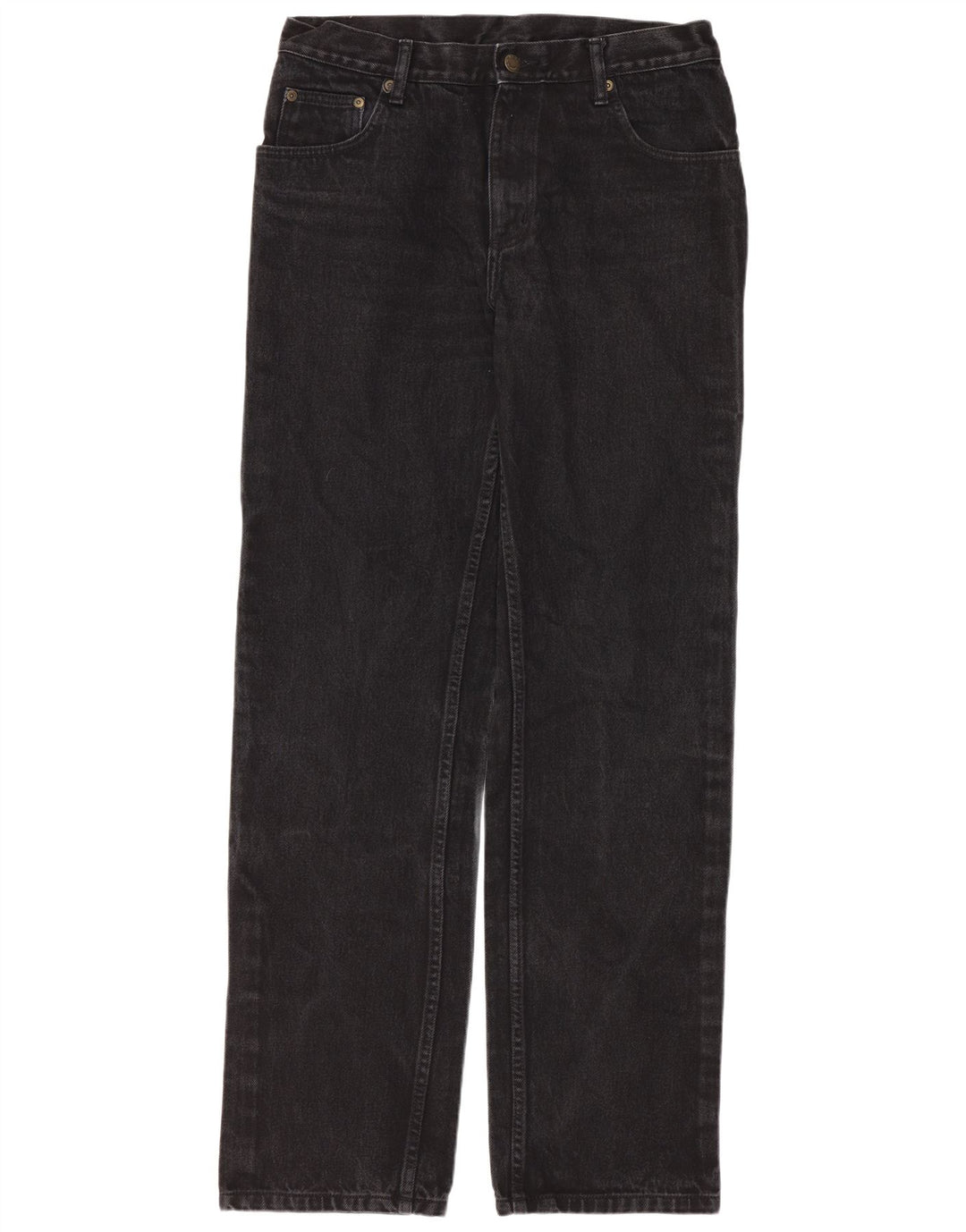 Wrangler Mens Hero Regular Straight Jeans W34 L34 Black Cotton