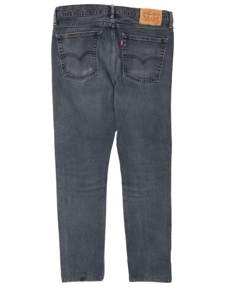 Levi's Mens Slim Jeans W34 L30 Navy Blue Cotton