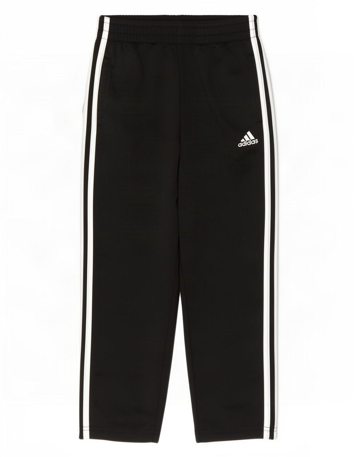 Adidas Boys Tracksuit Trousers 5-6 Years Black