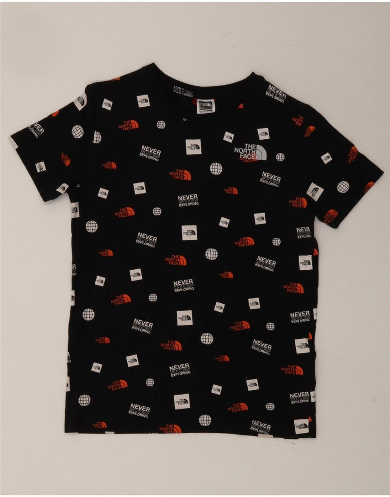 THE NORTH FACE Boys Graphic T-Shirt Top 14-15 Years XL Black Cotton Vintage The North Face and Second-Hand The North Face from Messina Hembry 