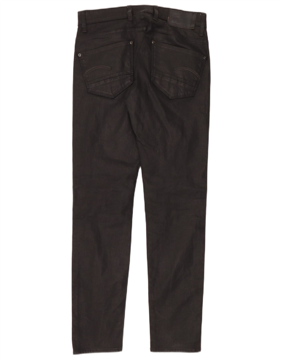G-Star Mens Revend Super Slim Jeans W31 L32 Black Cotton