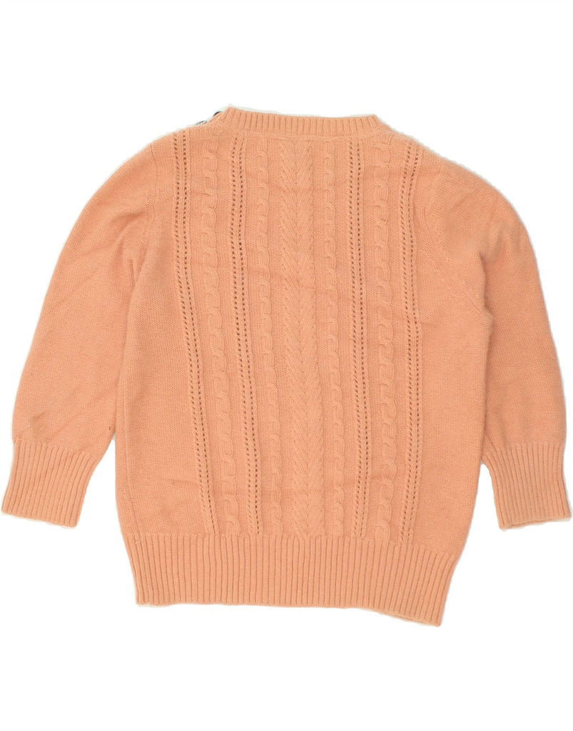 OASIS Girls Boat Neck Jumper Sweater 11-12 Years Large Orange Polyamide | Vintage Oasis | Thrift | Second-Hand Oasis | Used Clothing | Messina Hembry 