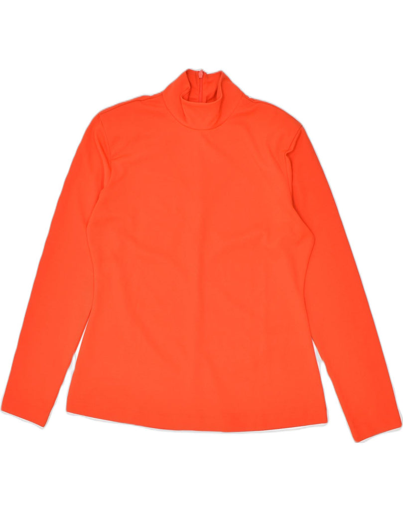 H&M Womens Top Long Sleeve Large Orange Polyester | Vintage H&M | Thrift | Second-Hand H&M | Used Clothing | Messina Hembry 