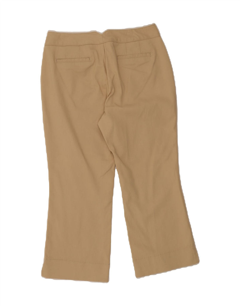 DOCKERS Womens Straight Cropped Trousers US 10 Large W32 L24 Beige Cotton Vintage Dockers and Second-Hand Dockers from Messina Hembry 