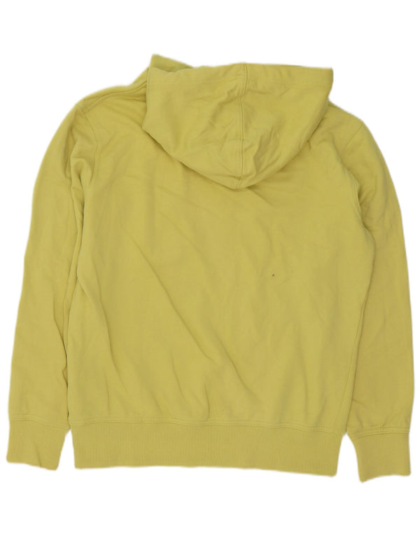 Calvin Klein Jeans Mens Hoodie Jumper Medium Yellow Cotton