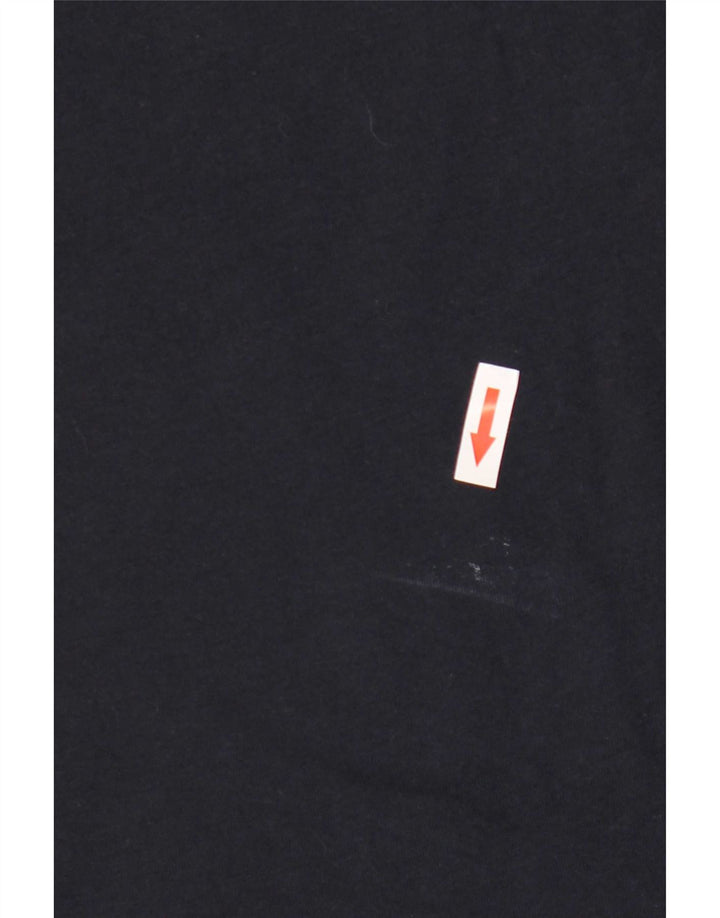Hugo Boss Mens T-Shirt Top 2XL Navy Blue Cotton