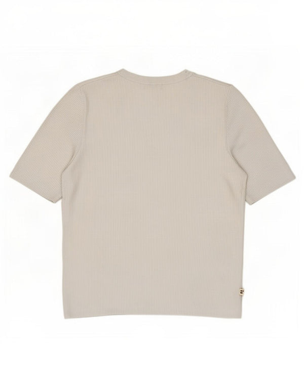 Marks & Spencer Womens T-Shirt Top UK 14 Large White Viscose