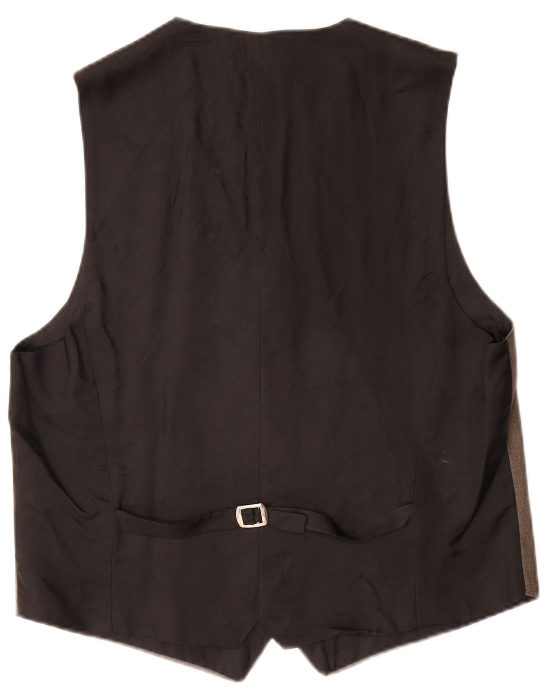 Vintage Mens Waistcoat IT 52 Large Brown Polyester