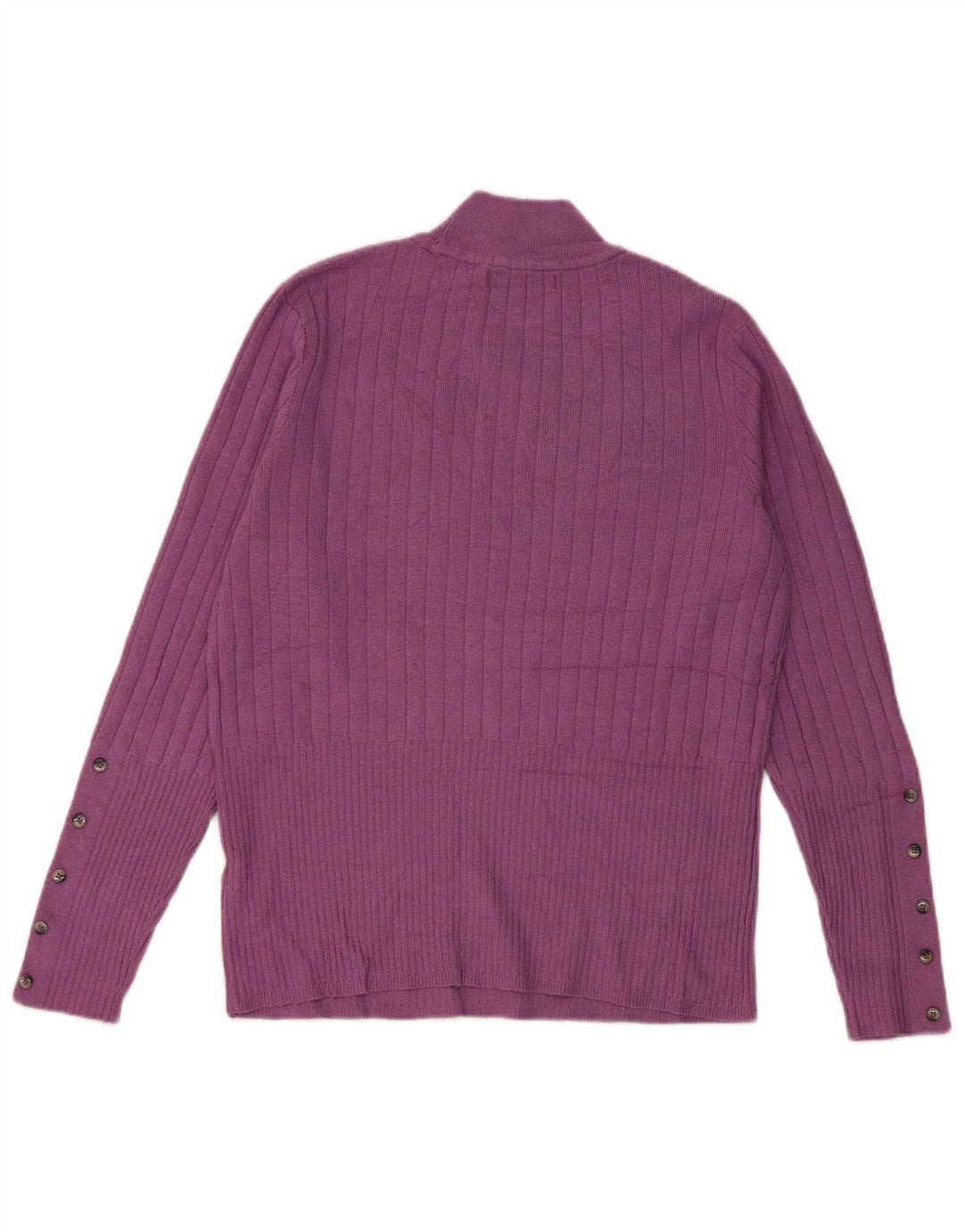 Marks & Spencer Womens Turtle Neck Jumper Sweater UK 14 Medium Purple