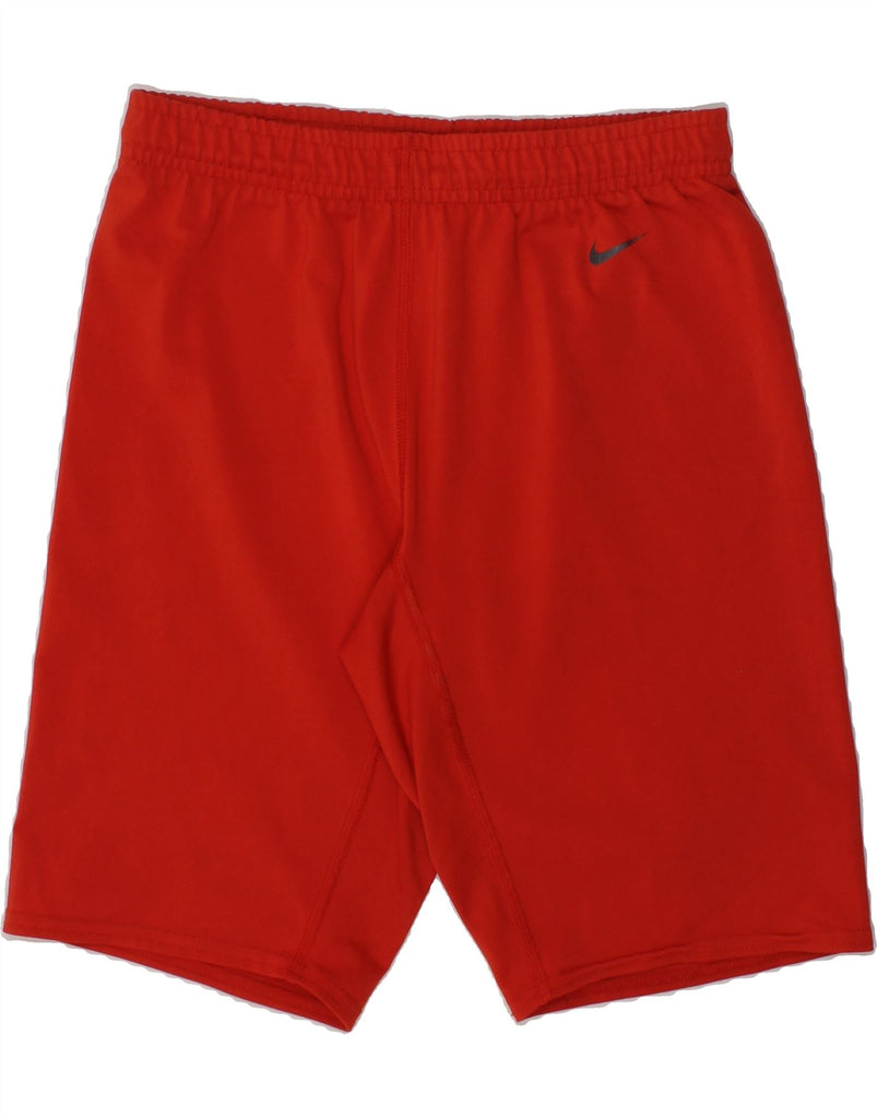 NIKE Boys Sport Shorts 8-9 Years Medium  Red | Vintage Nike | Thrift | Second-Hand Nike | Used Clothing | Messina Hembry 