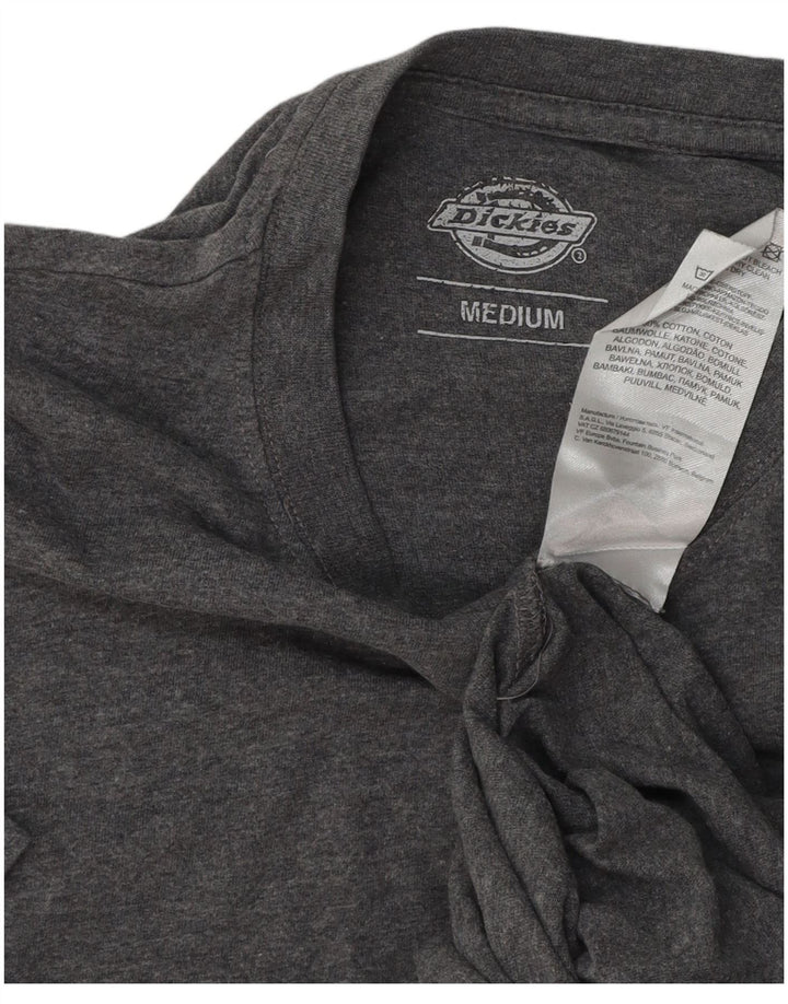 Dickies Mens T-Shirt Top Medium Grey Cotton