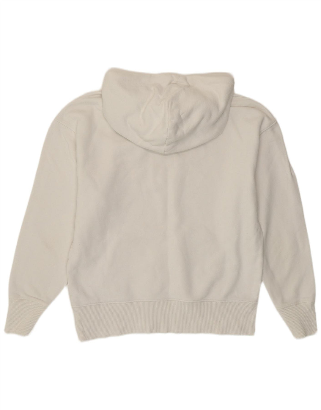 TOMMY HILFIGER Mens Hoodie Jumper XS White Cotton