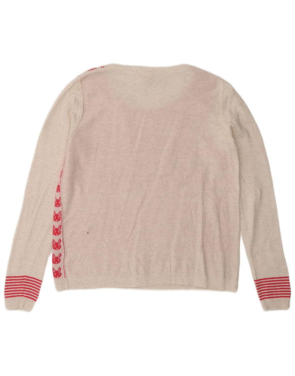 White Stuff Womens Boat Neck Jumper Sweater UK 12 Medium