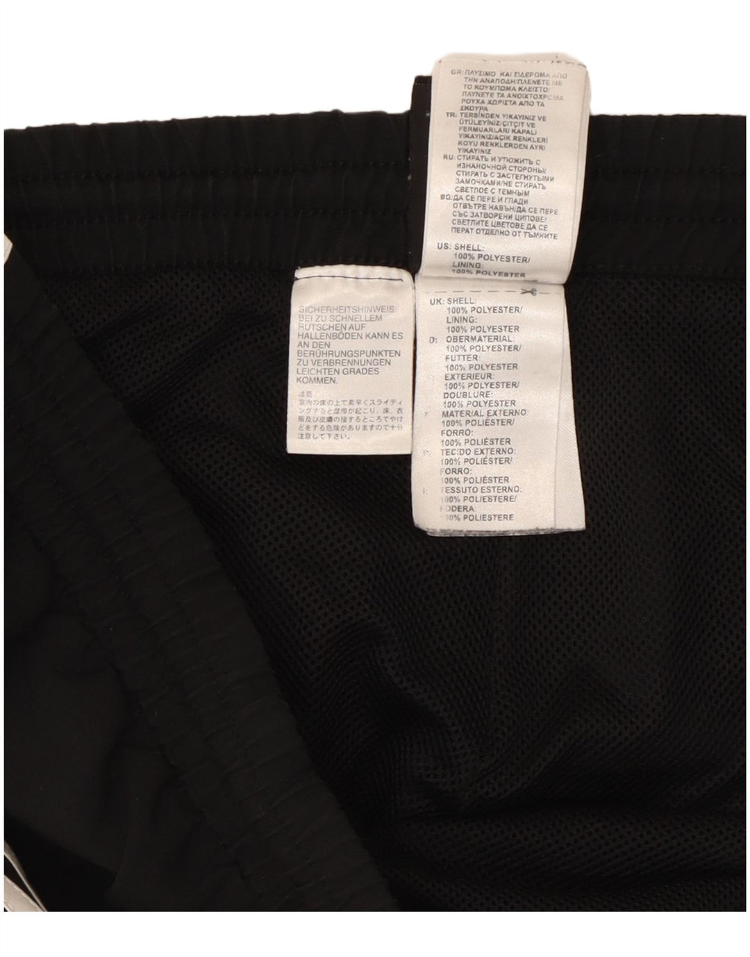 Adidas Mens Tracksuit Trousers Joggers UK 40/42 Medium  Black Polyester