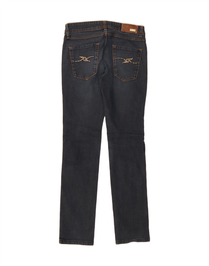 TRUSSARDI Womens Straight Jeans Size 24 W24 L31 Blue Cotton Vintage Trussardi and Second-Hand Trussardi from Messina Hembry 