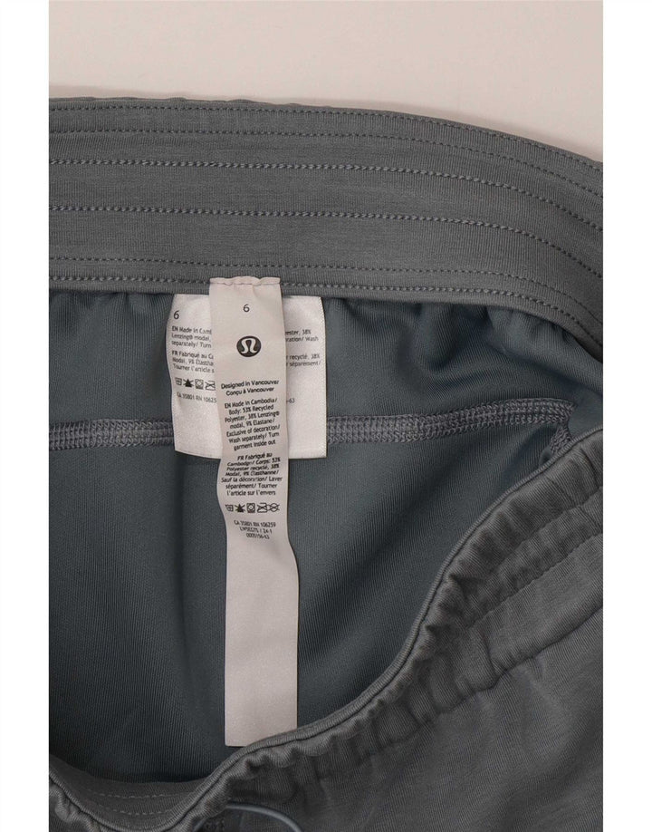 Lululemon Womens Tracksuit Trousers US 6 Medium Grey Polyester