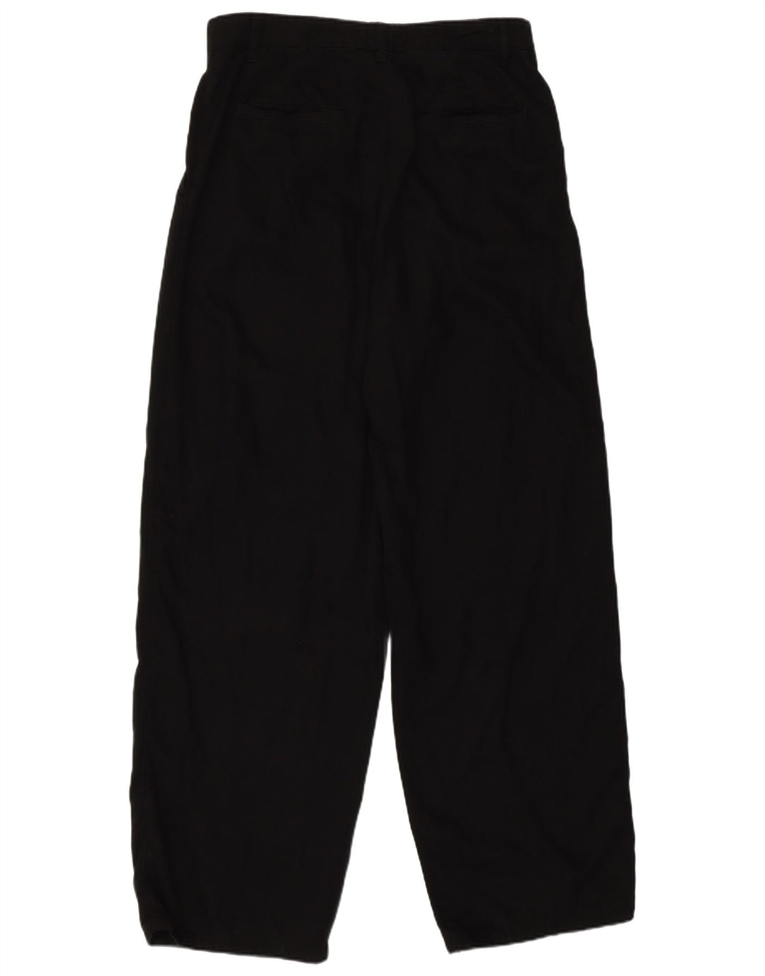 Massimo Dutti Womens Straight Casual Trousers EU 38 Small W28 L31 Black