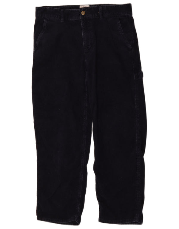 The North Face Womens Straight Corduroy Trousers US 12 Large W32 L26 Navy B